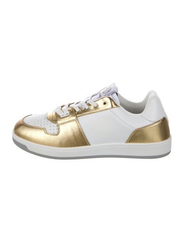 Versace Sneakers Leather Colorblock Pattern 12