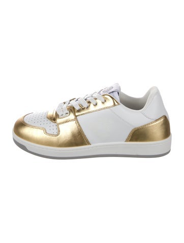 Versace Sneakers Leather Colorblock Pattern 8
