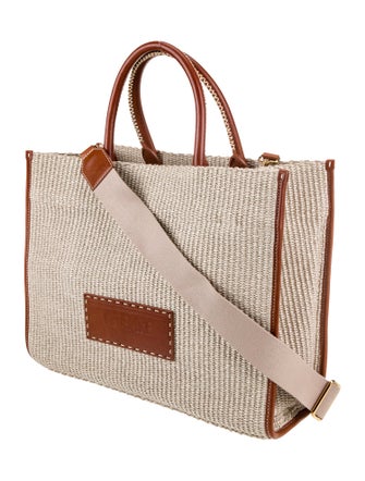 Versace Straw Messenger Bag