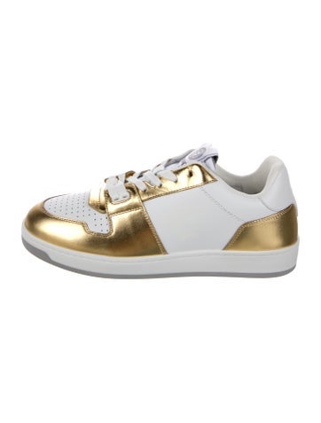 Versace Sneakers Leather Colorblock Pattern 9