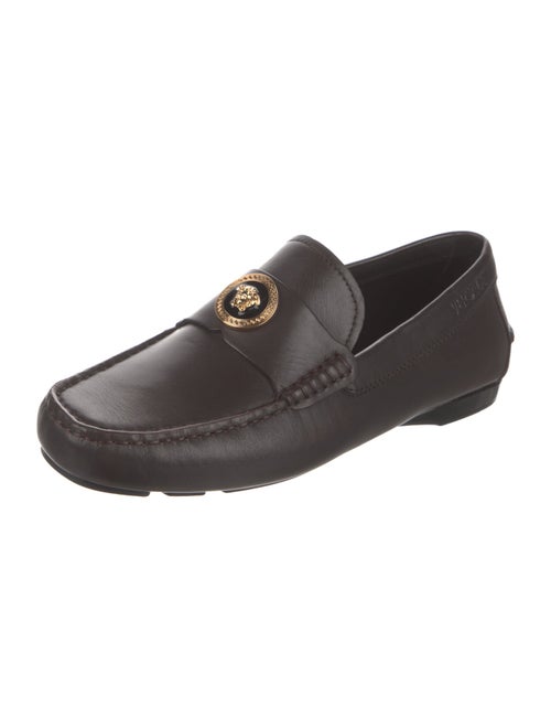 Versace Leather Loafers