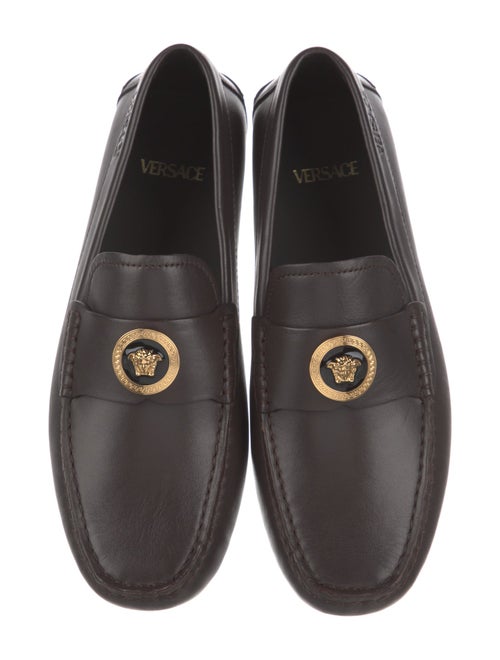 Versace Leather Loafers