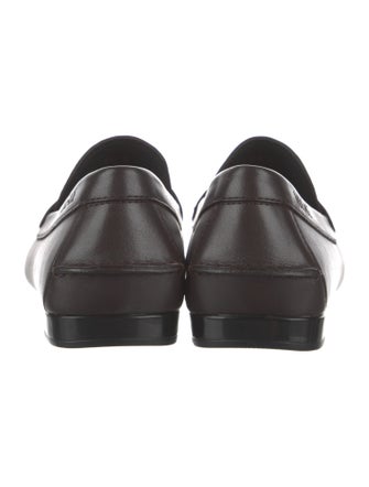 Versace Leather Loafers