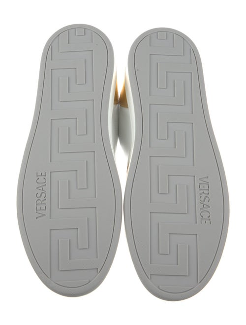 Versace Leather Colorblock Pattern Sneakers