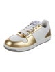 Versace Leather Colorblock Pattern Sneakers