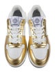 Versace Leather Colorblock Pattern Sneakers