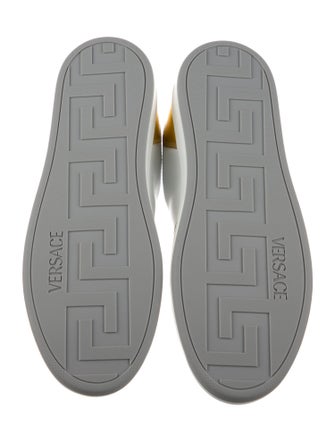 Versace Leather Colorblock Pattern Sneakers