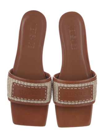 Versace Leather Slides