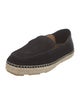 Versace Logo Suede Espadrilles