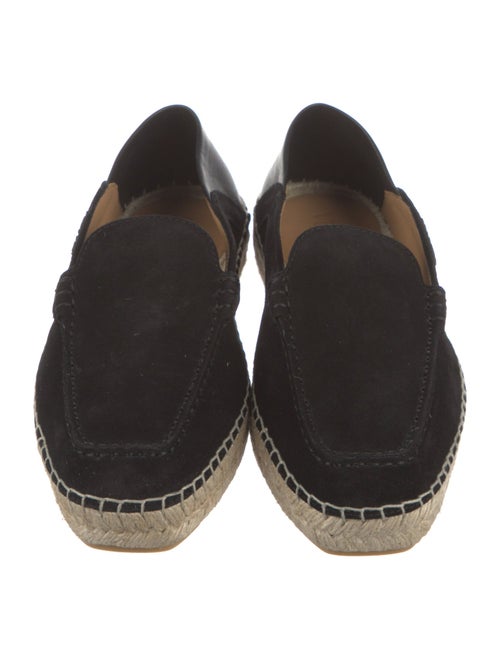 Versace Logo Suede Espadrilles