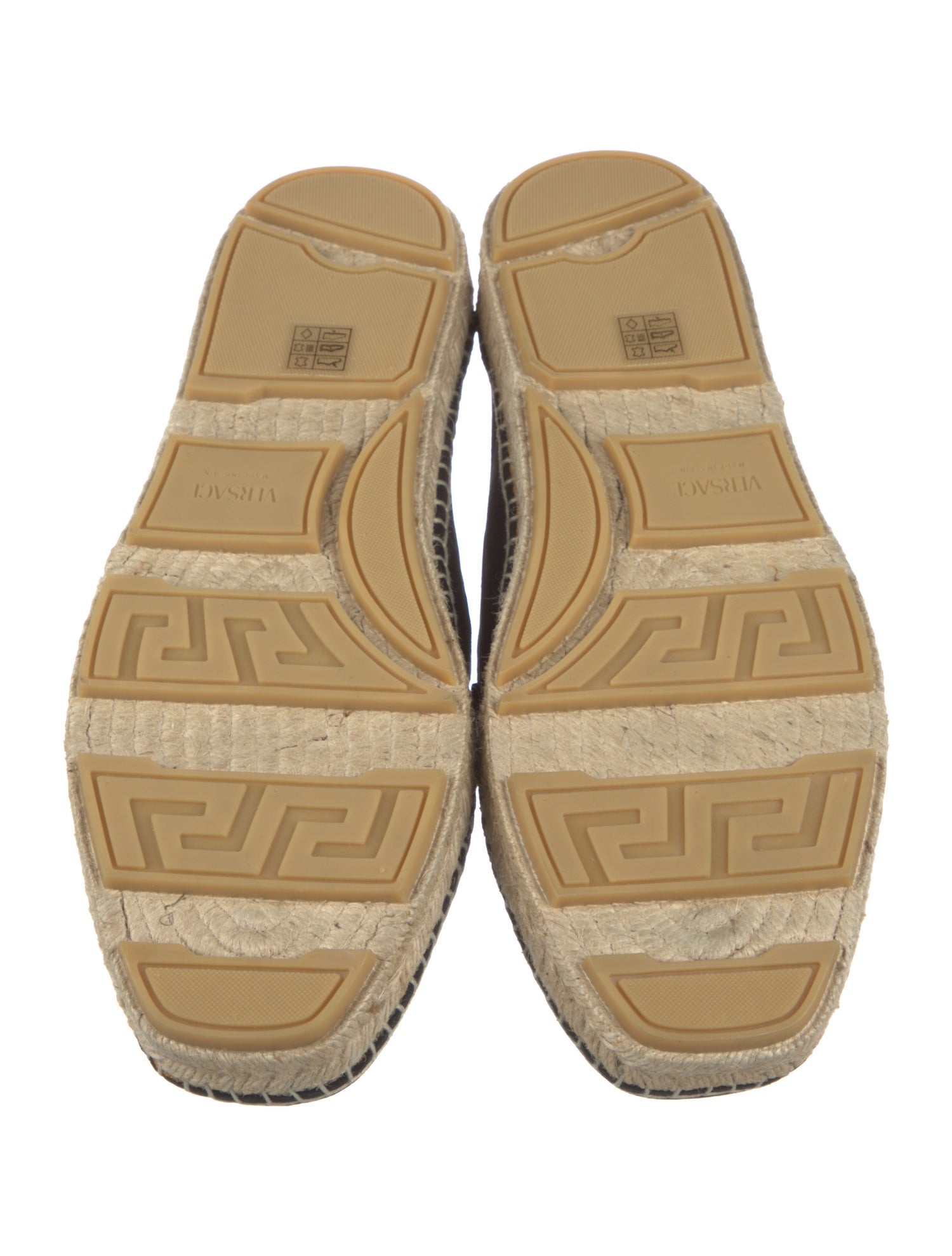 Versace Suede Braided Accents Drivers