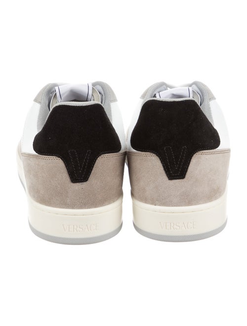 Versace Leather Colorblock Pattern Sneakers