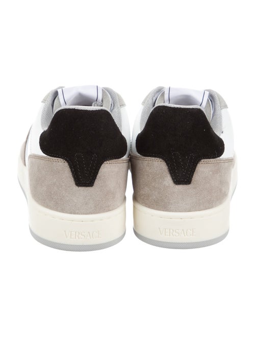 Versace Leather Colorblock Pattern Sneakers