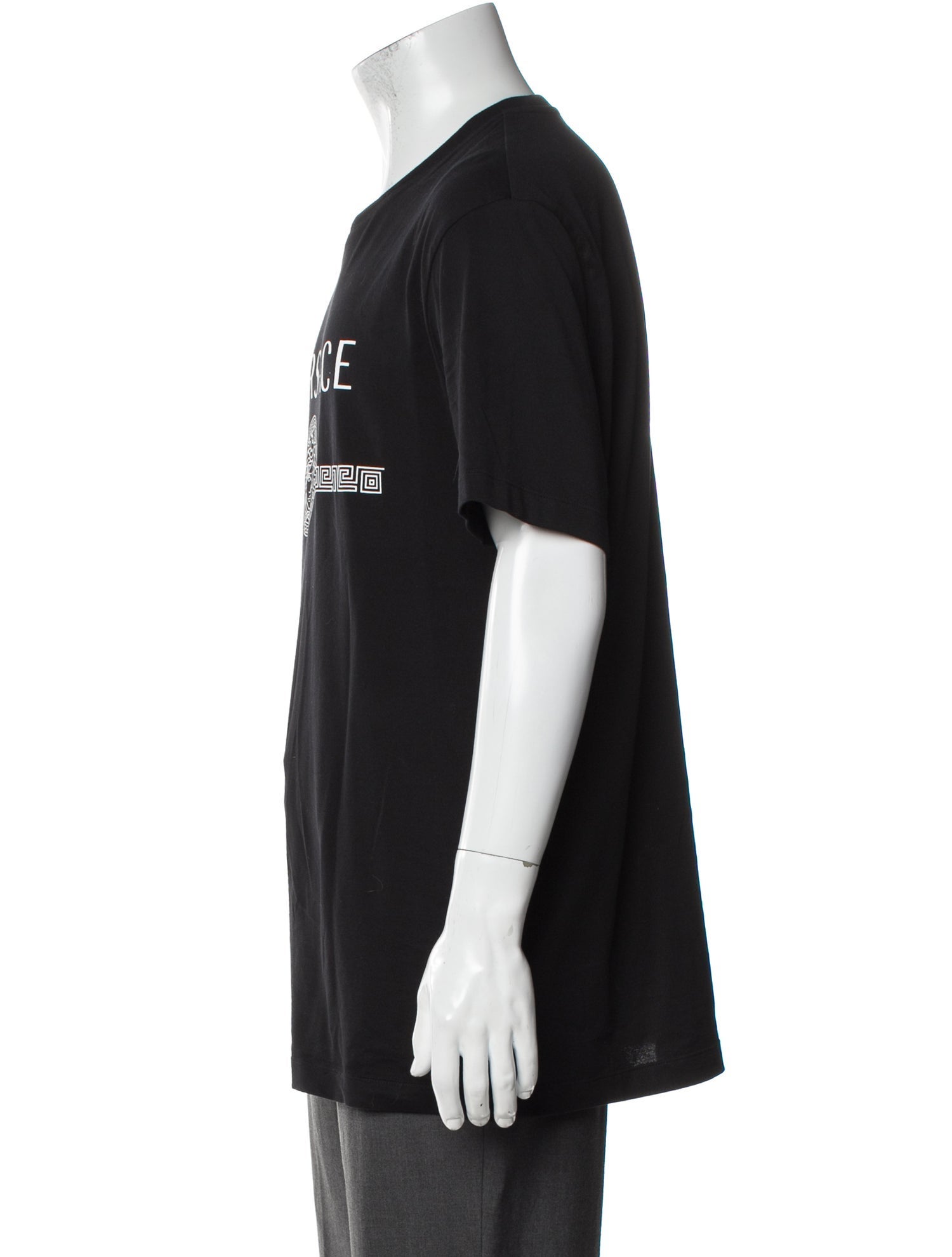 Versace Graphic Print Crew Neck T-Shirt