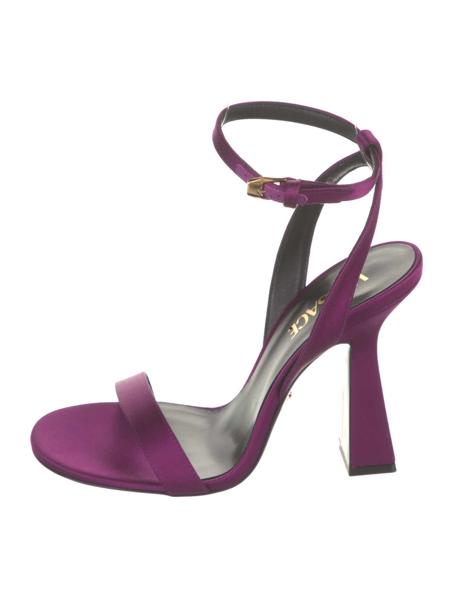 Versace Medusa Insignia Satin Sandals