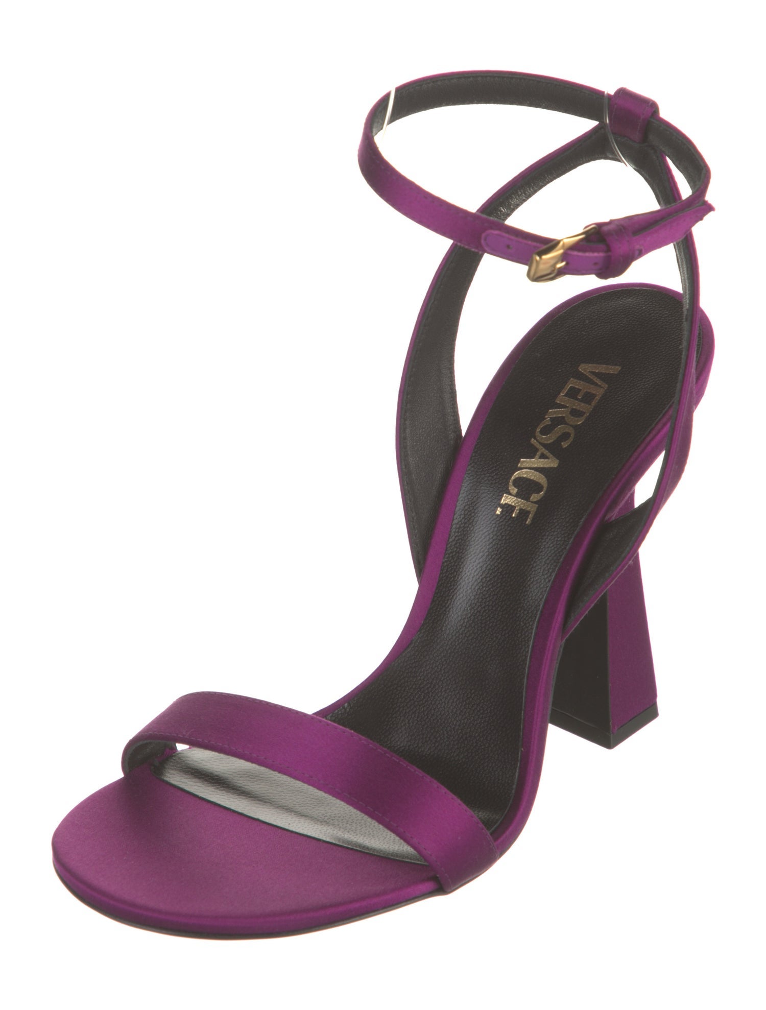 Versace Medusa Insignia Satin Sandals