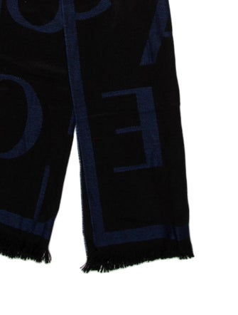 Versace Cashmere Printed Scarf