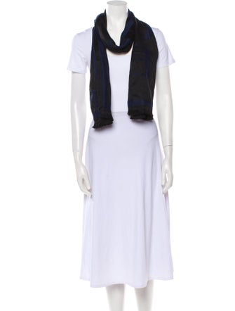 Versace Cashmere Printed Scarf