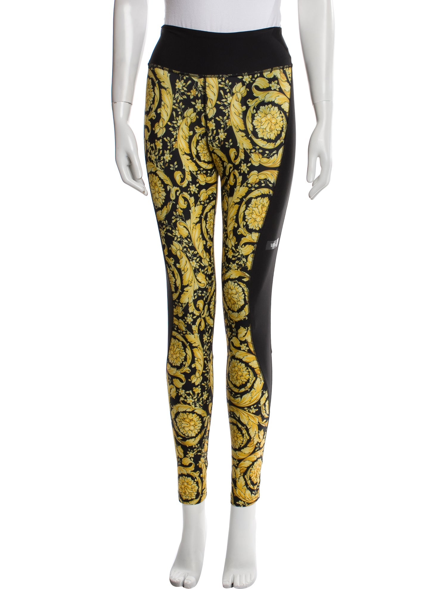 Versace Printed Skinny Leg Pants