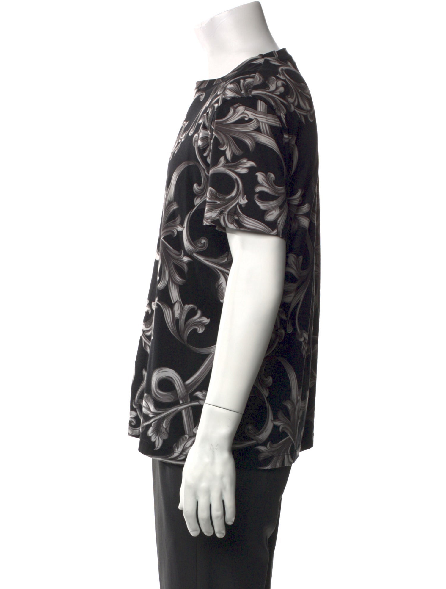 Versace Graphic Print Crew Neck T-Shirt