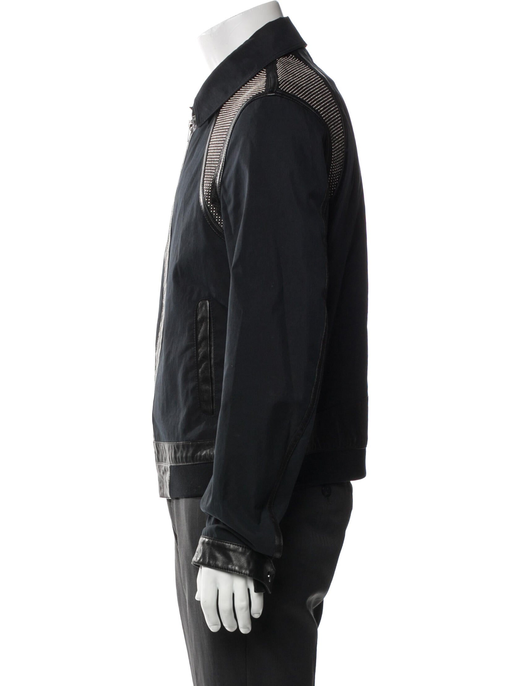 Versace Graphic Print Moto Jacket