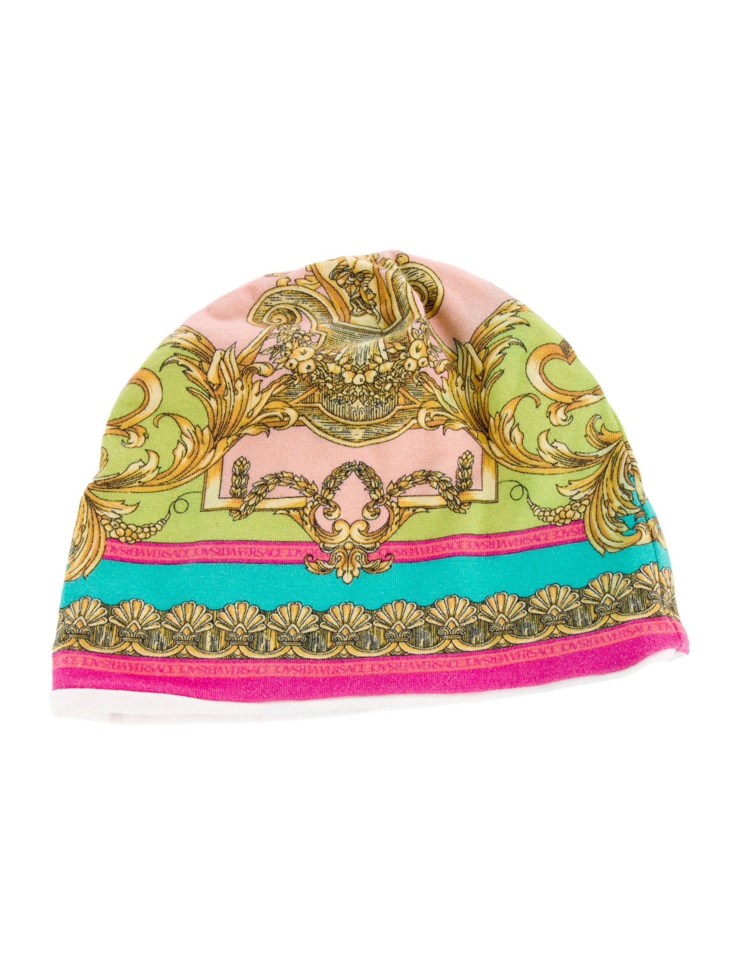 Versace Patterned Baby Hat