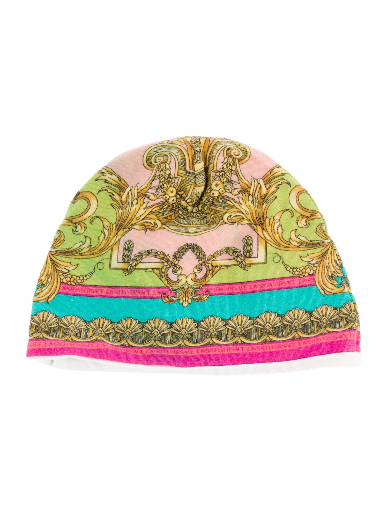Versace Patterned Baby Hat