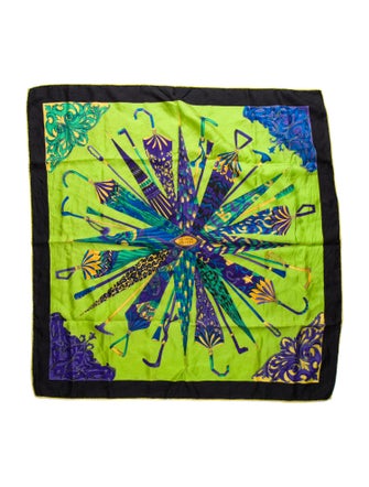 Versace Silk Printed Scarf