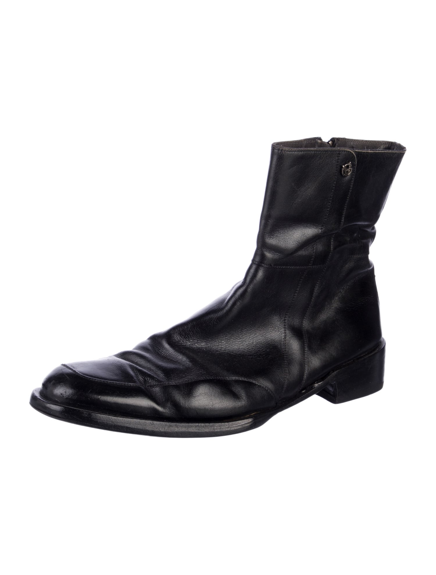 Versace Leather Boots