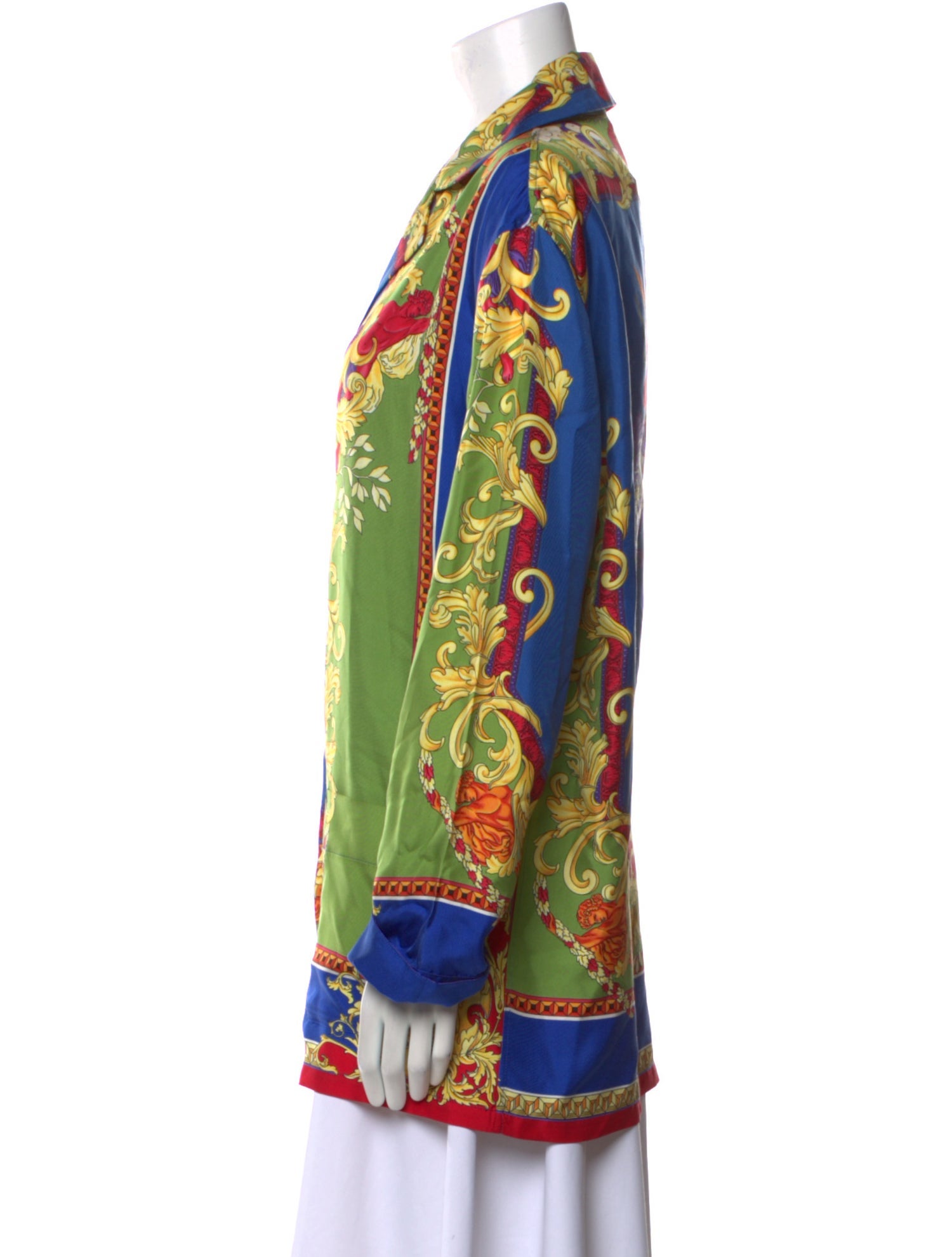 Versace Silk Printed Tunic