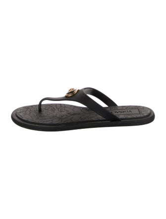 Versace Medusa Insignia Rubber Flip Flops