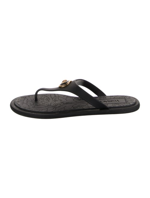 Versace Medusa Insignia Rubber Flip Flops
