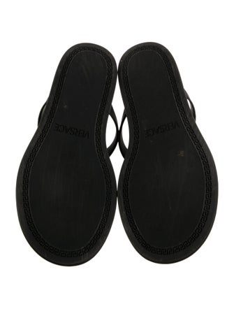 Versace Medusa Insignia Rubber Flip Flops