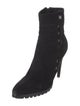 Versace Medusa Insignia Suede Lace-Up Boots
