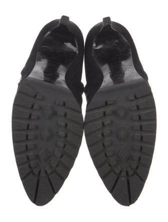 Versace Medusa Insignia Suede Lace-Up Boots