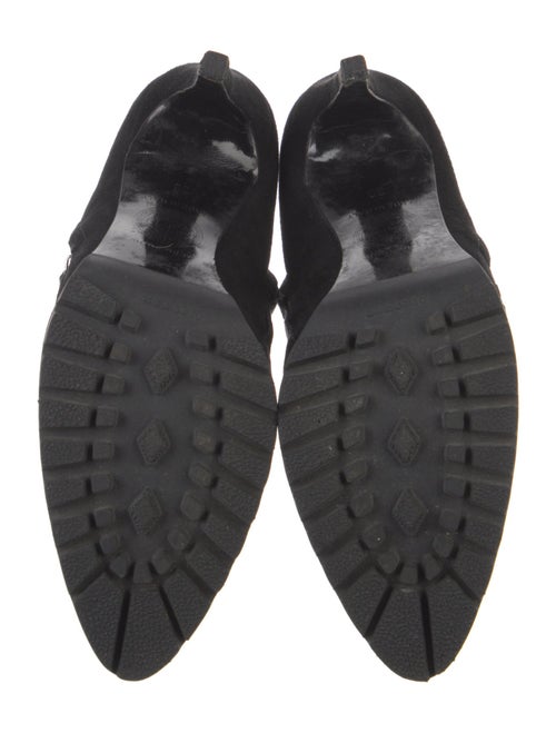 Versace Medusa Insignia Suede Lace-Up Boots