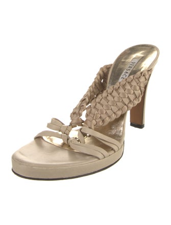 Versace Satin Slides