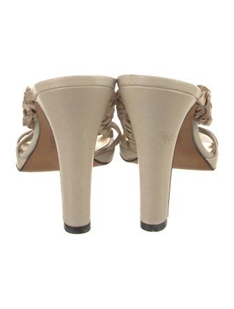 Versace Satin Slides