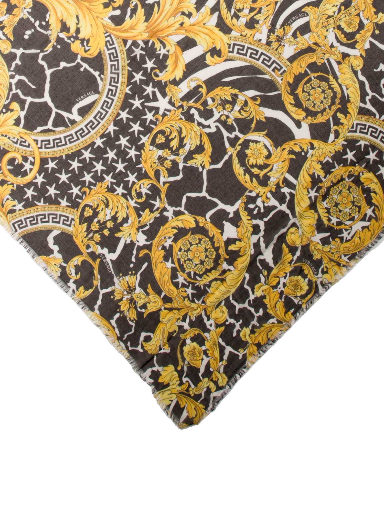 Versace Silk Medusa Insignia Scarf