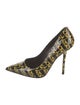 Versace Patent Leather Printed Pumps