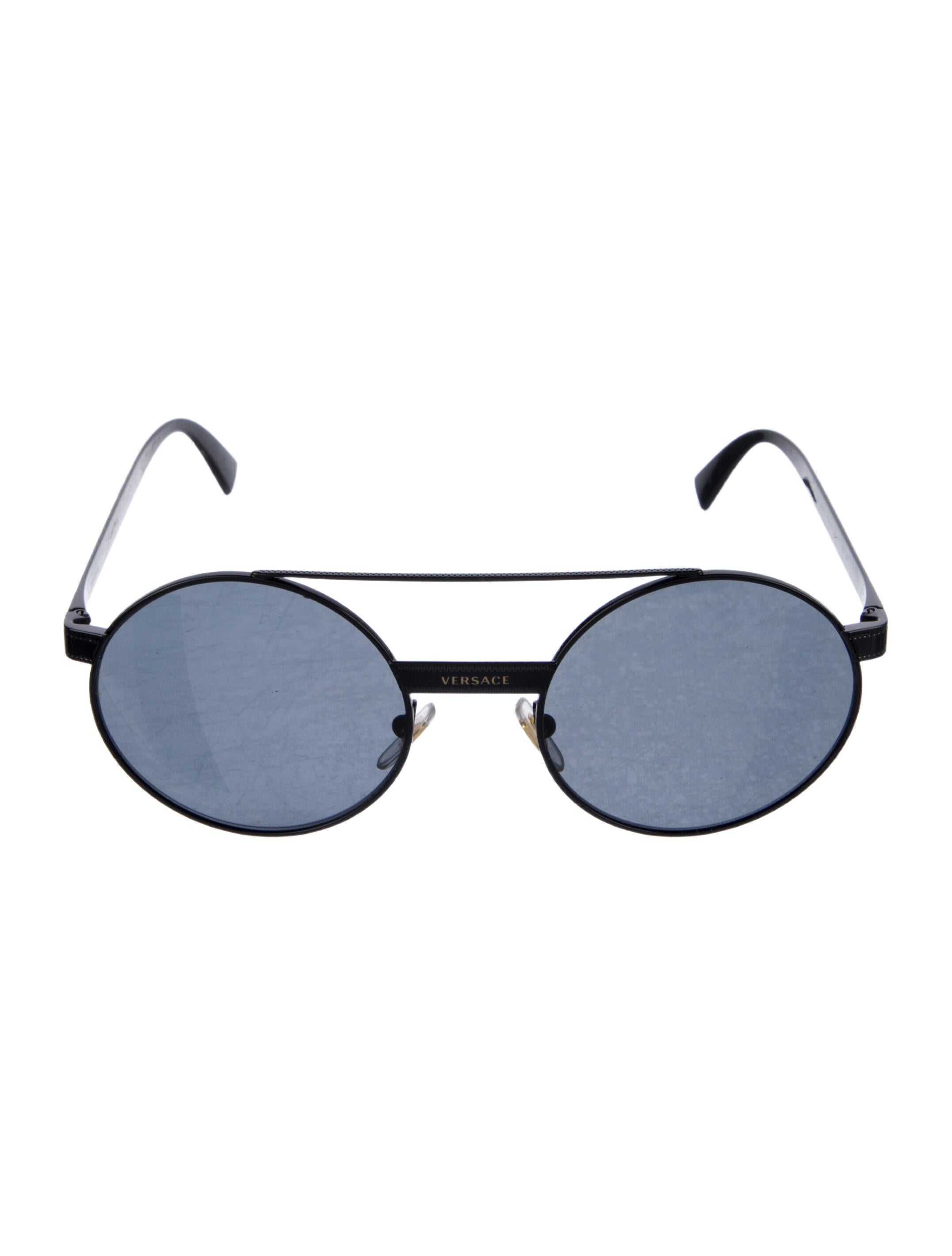 Versace Round Tinted Sunglasses