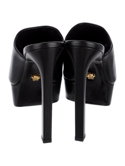 Versace Medusa Insignia Leather Slides
