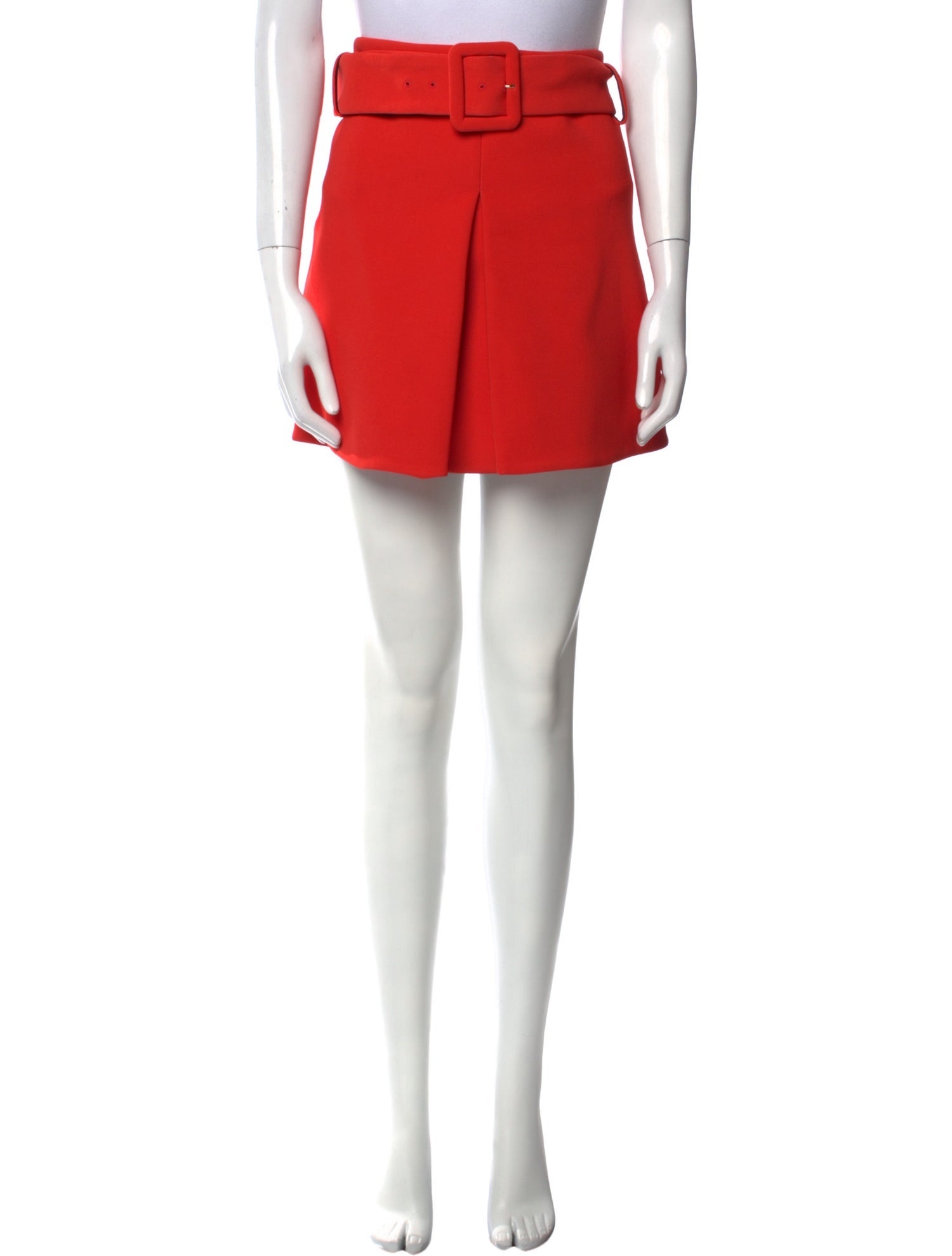Versace Pleated Accents Mini Skirt