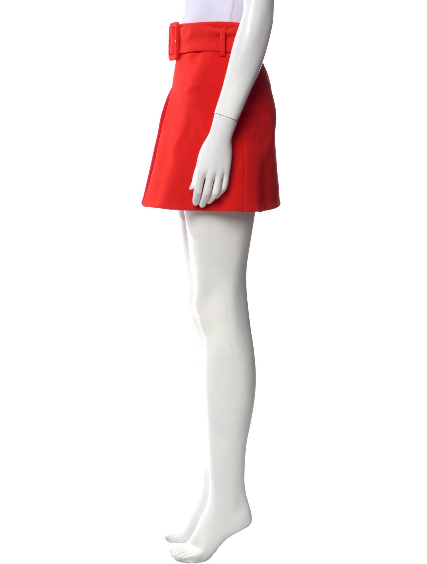 Versace Pleated Accents Mini Skirt