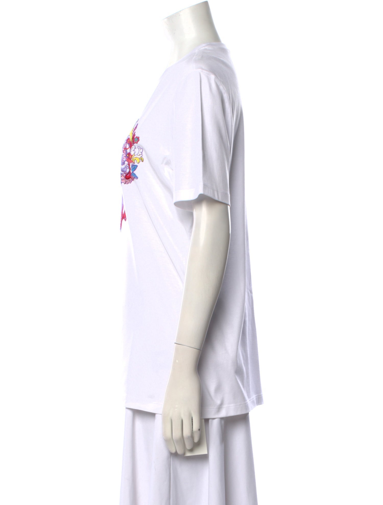 Versace Graphic Print Crew Neck T-Shirt