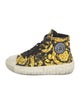 Versace Greca Pattern Canvas Sneakers