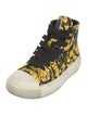 Versace Greca Pattern Canvas Sneakers