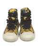 Versace Greca Pattern Canvas Sneakers