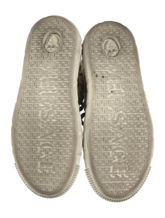 Versace Greca Pattern Canvas Sneakers