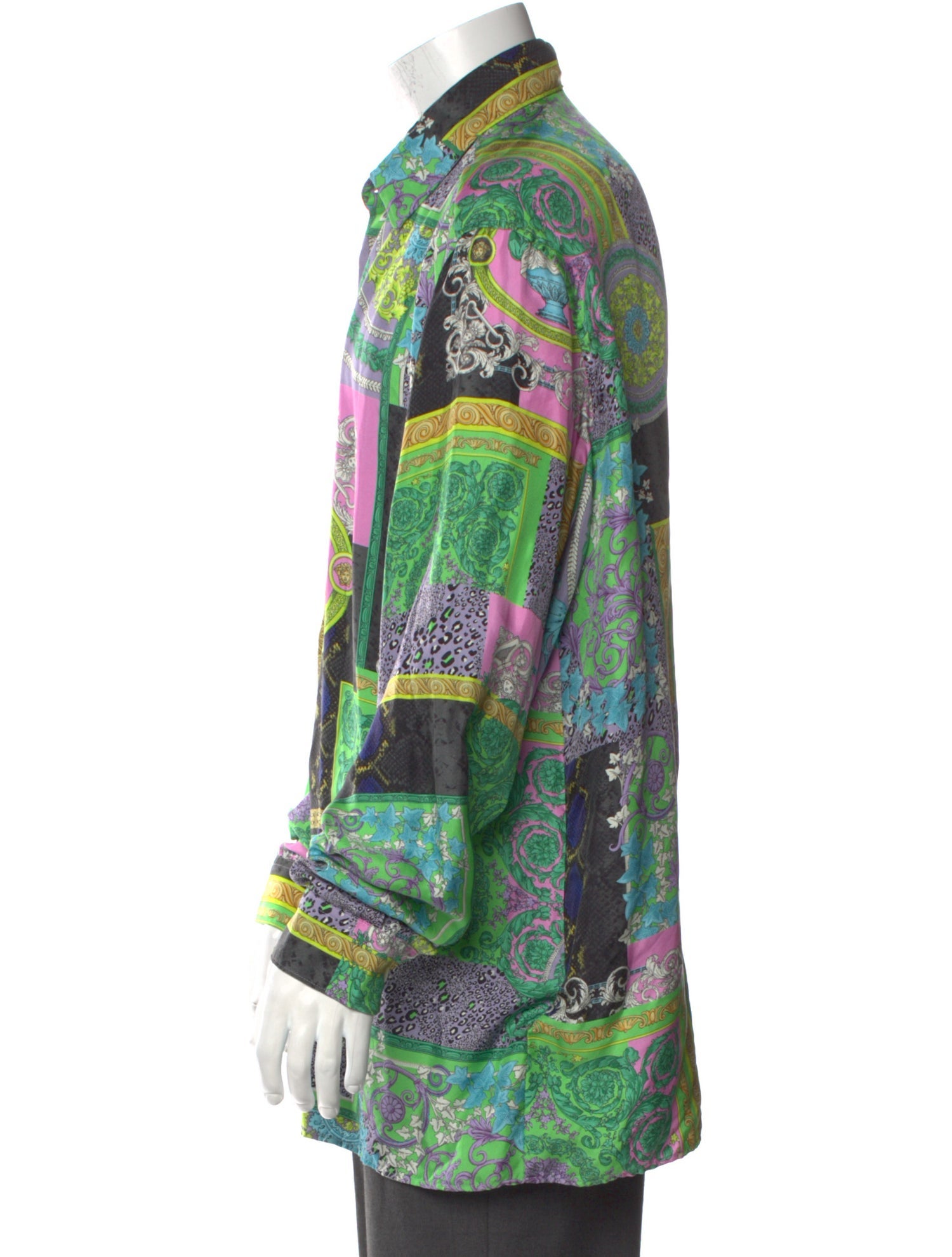 Versace Silk Printed Shirt